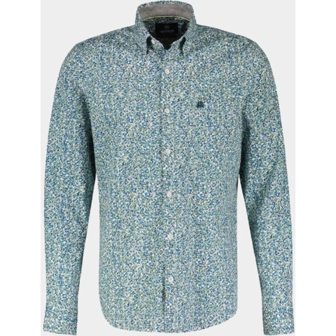 Lerros Heren overhemd 24o1474 420 mineral blue