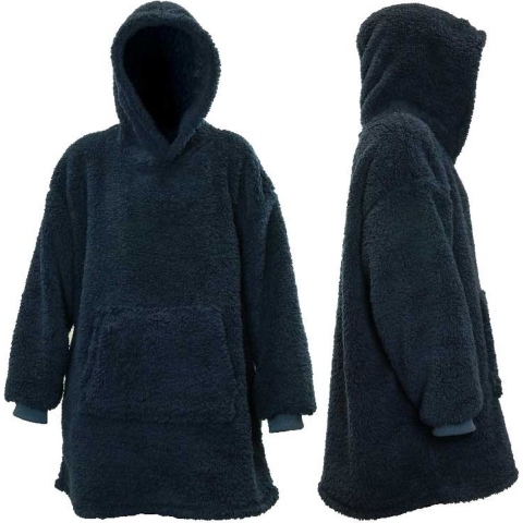 Unique Living hoodie teddy 70x50cm blue