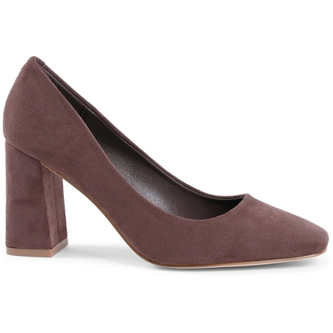 V Italia damespomp bruin HLL0129 Marrone