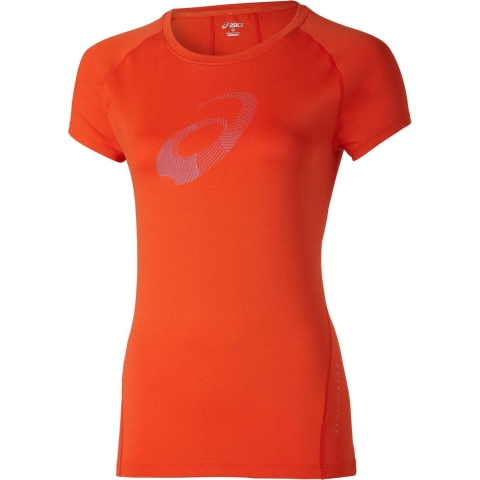 Asics Motion Dry Dames Oranje Top