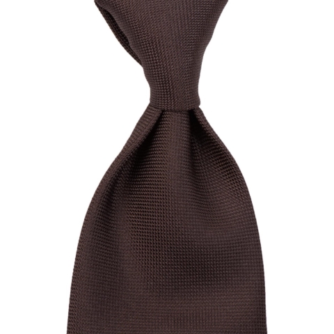 Profuomo tie silk woven brown pp6aa0005f 200 brown