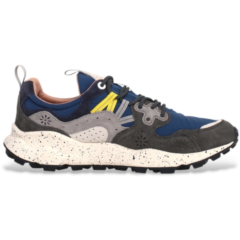 Flower Mountain Yamano Suède Heren Grijs/Blauw Sportschoenen