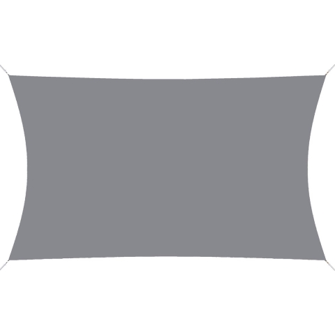 Hanse® Schaduwdoek rechthoek waterdoorlatend 2x3 m