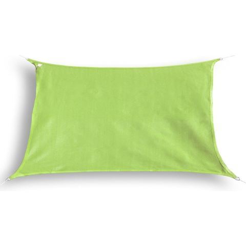Hanse® Schaduwdoek rechthoek waterdoorlatend 4x5 m zonnedoek lime