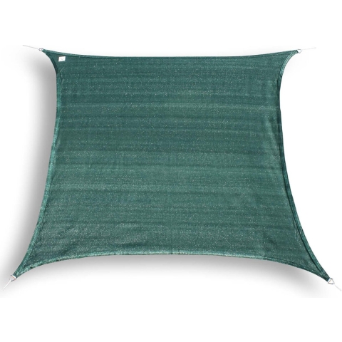 Hanse® Schaduwdoek vierkant waterdoorlatend 4x4 m zonnedoek