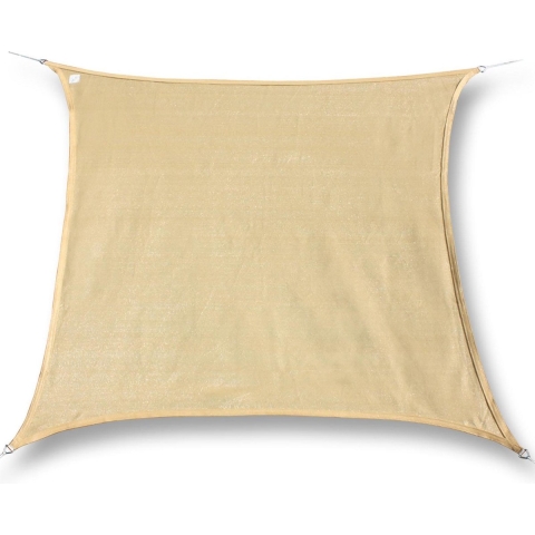 Hanse® Schaduwdoek vierkant waterafstotend 3x3 m zonnedoek