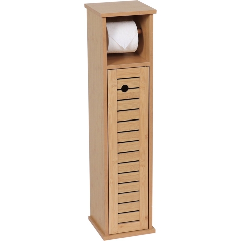 4goodz Toiletrolhouder met toiletroldispenser trinidad 18x18x75 cm -
