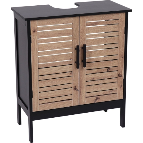 4goodz Wastafelonderkast bergen met uitsparing wastafelmeubel met 2 planken