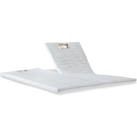 Harris & Darwin Soft sense koudschuim topper | met split| 6,5cm dik| cooltouch comfort-foam