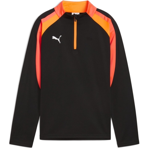 Puma individualliga 1/4 zip top t-shirt voetbal train lm jonge -