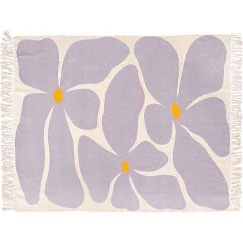 Unique Living plaid melia lila -125x150cm