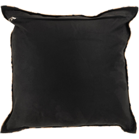 J-Line Kussen zebra vierkant leer wit