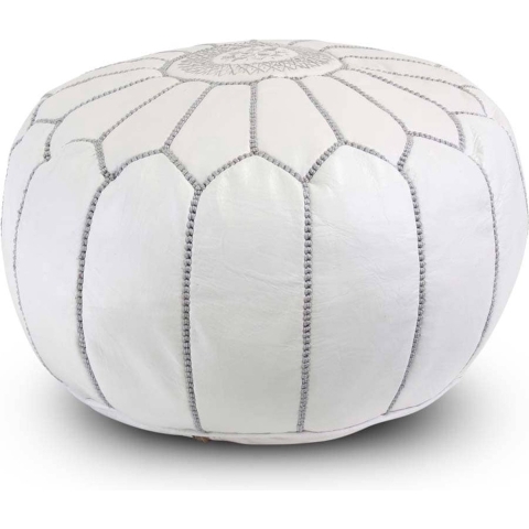 Safaary Marokkaanse poef leer rond