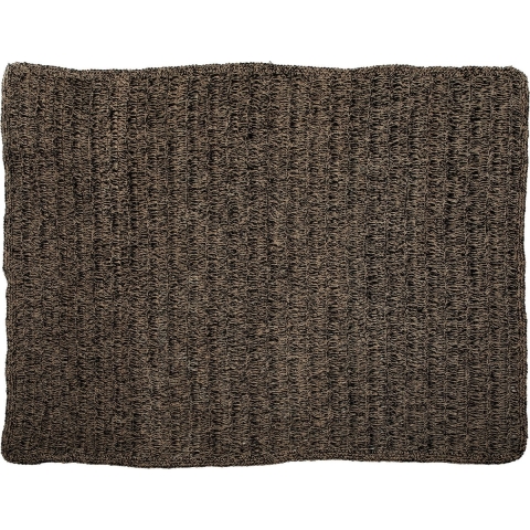 Bazar Bizar Zeegras tapijt naturel zwart 180 x 240cm