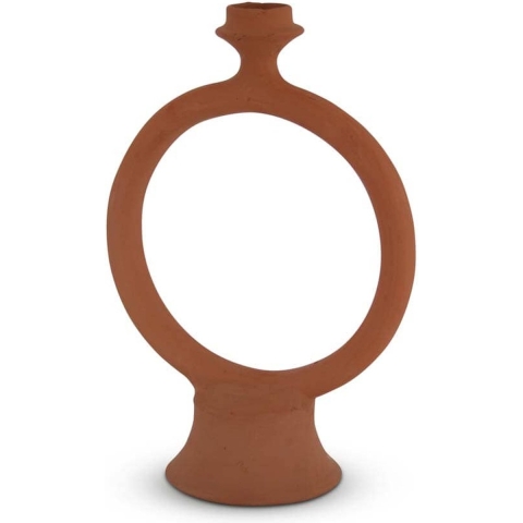 Safaary Marokkaanse ring kandelaar rond terra naturel