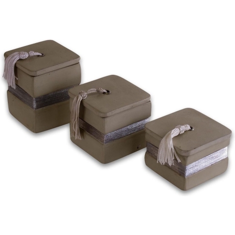 Safaary Geurkaarsen vierkant halawa 3-delig