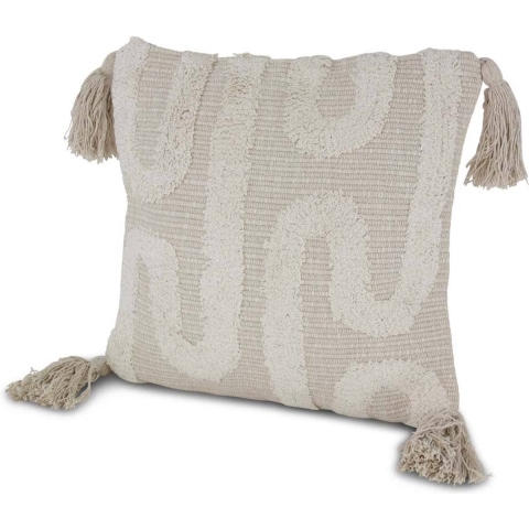 Safaary Marokkaanse kussen met kwastjes 45 x 45cm