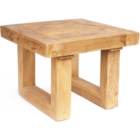 Bazar Bizar Reclaimed teak bijzettafel naturel
