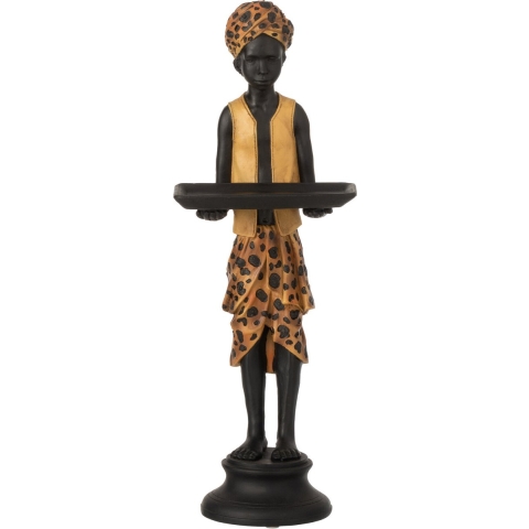 J-Line Jongen plateau poly zwart-