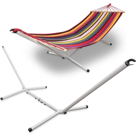 Hanse® Stevige verstelbare hangmatstandaard staal 300-340x100 cm 150kg max