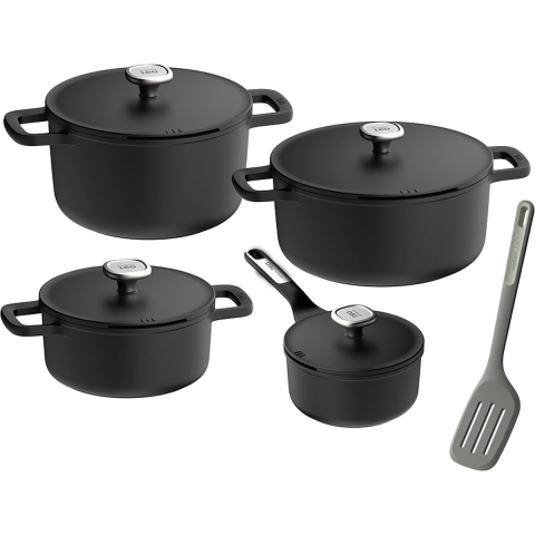 BergHOFF Leo recycled pannenset phantom 4 delig met gratis bakspaan