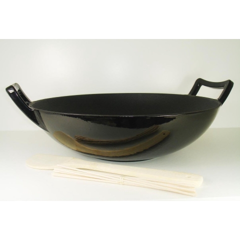 Relance Wadjan wok-set wokpan gietijzer 36 cm -