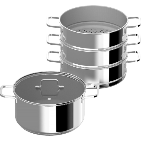 BergHOFF Helix 5-delig steamer set dina