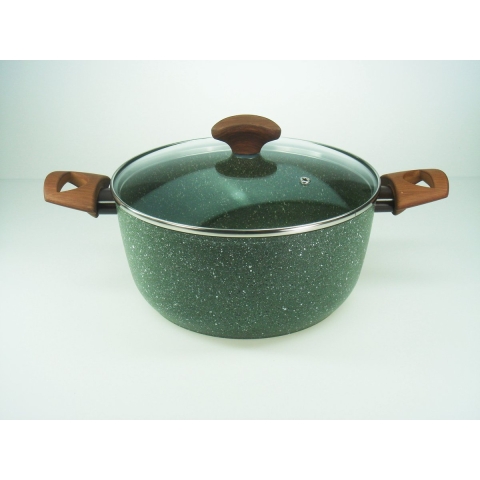 TVS Natura Induction kookpan 24 cm met glazen deksel