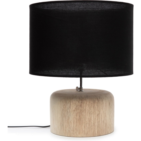 Bazar Bizar Teak wood tafellamp naturel