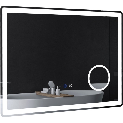 4goodz Badkamerspiegel 80x60 cm led met 3x vergroting anti-fog