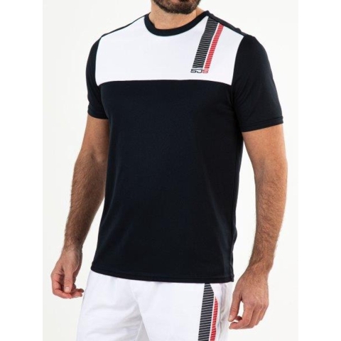 Sjeng Sports bay t-shirt tennis km heren -