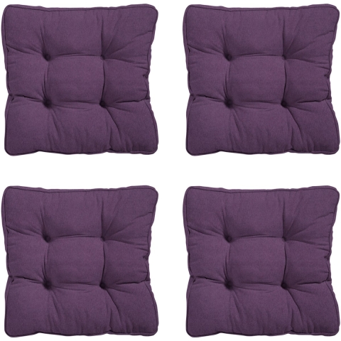 Madison zitkussen florance panama purple ca. 47x47 cm set van 4