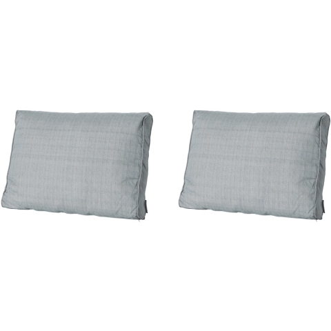 Madison lounge rugkussen basic grey ca. 43x73 cm set van 2