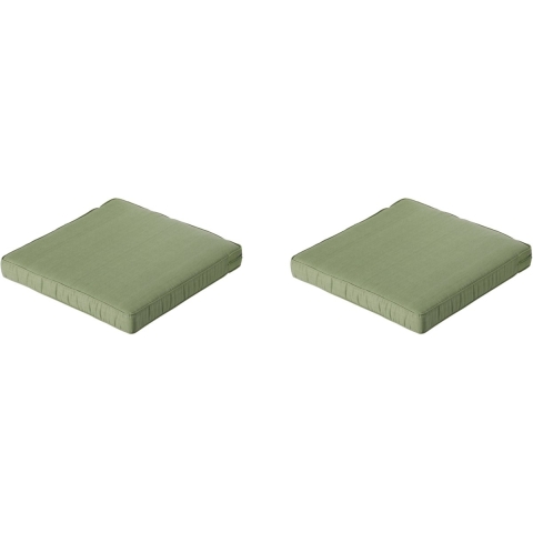 Madison lounge zitkussen basic green ca. 60x60 cm set van 2