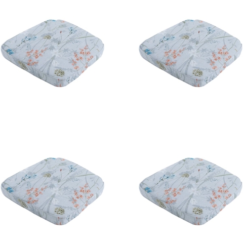 Madison zitkussen wicker donna azure canvas eco+ ca. 48x48 cm set van 4