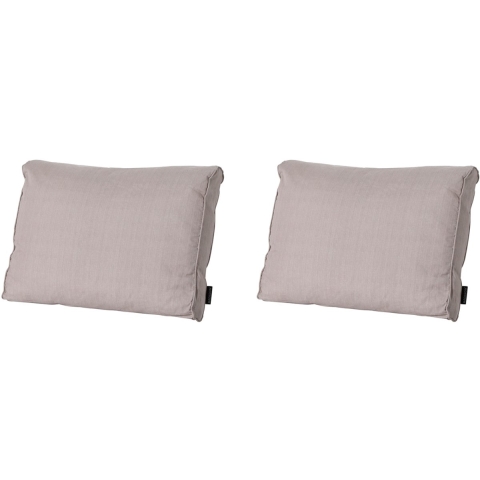 Madison lounge rugkussen basic ca. 40x60 cm set van 2