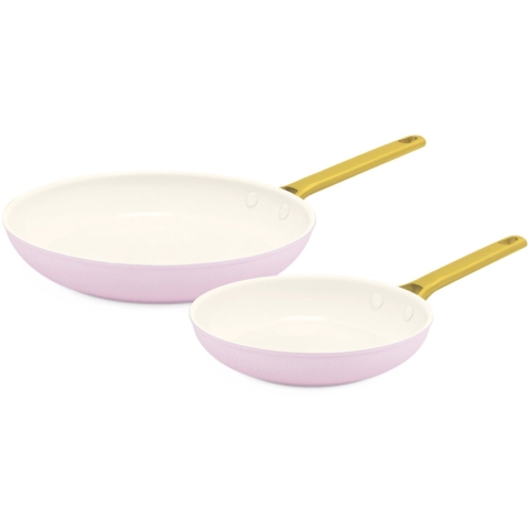 Greenpan Padova blush pink 2-delige pannenset 20cm + 26cm