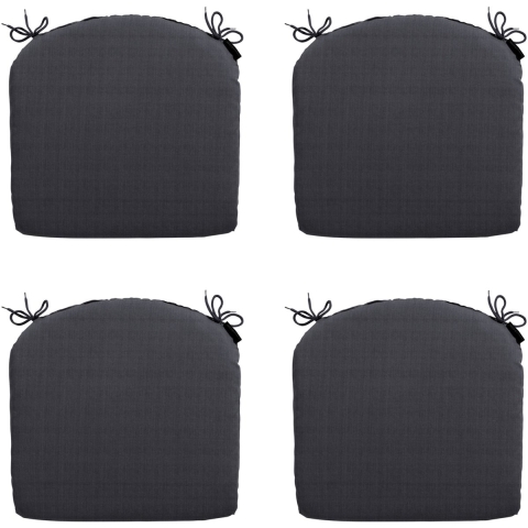 Madison zitkussen basic black ca. 46x48 cm set van 4