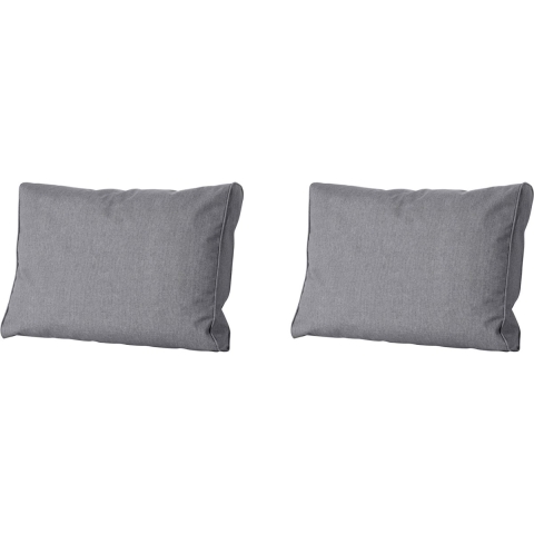 Madison lounge rugkussen oxford grey ca. 40x60 cm set van 2