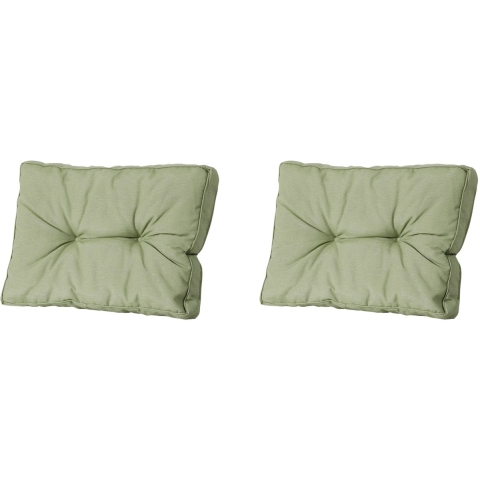 Madison florance rugkussen panama sage ca. 43x73 cm set van 2