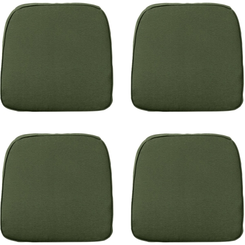 Madison zitkussen wicker panama green ca. 48x48 cm set van 4