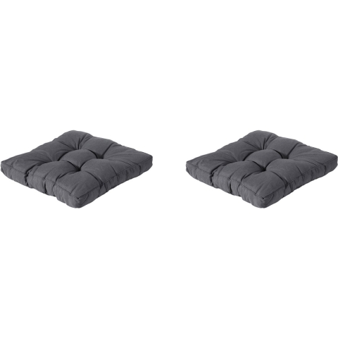 Madison florance zitkussen panama grey ca. 73x73 cm set van 2
