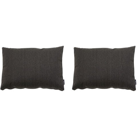 Madison lounge profi-line dark grey canvas eco+ ca. 40x60 cm set van 2