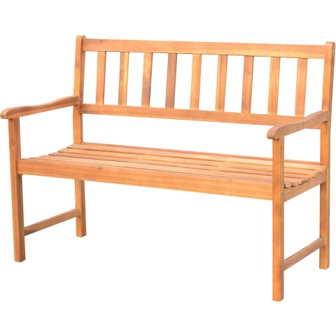 SenS-Line owen 2-zits-bank 120cm hout