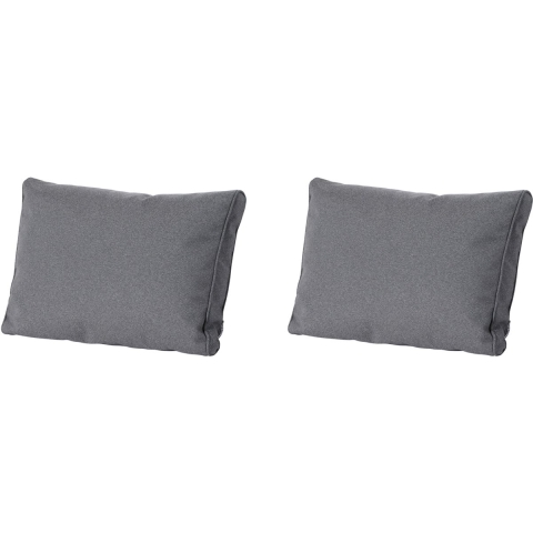 Madison lounge profi-line manchester grey ca. 43x73 cm set van 2