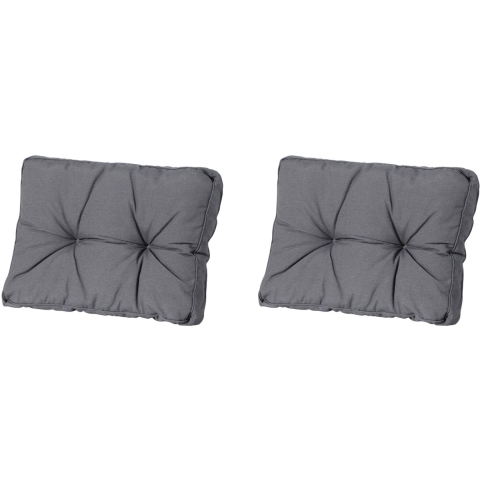 Madison florance zitkussen panama grey ca. 43x60 cm set van 2