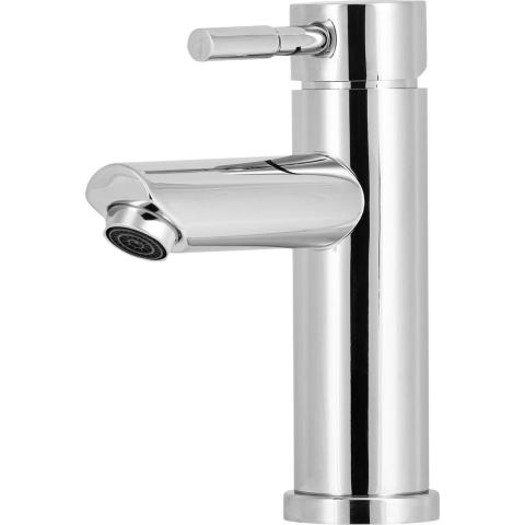 Luzzo ® como chroom rvs wastafelkraan laag -