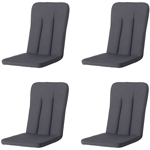 Madison tuinkussen exelsior/primero/balero panama grey ca. 110x48 cm set