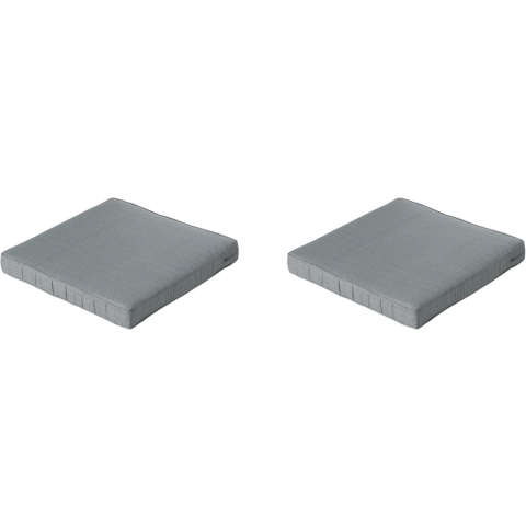 Madison lounge zitkussen basic grey ca. 73x73 cm set van 2