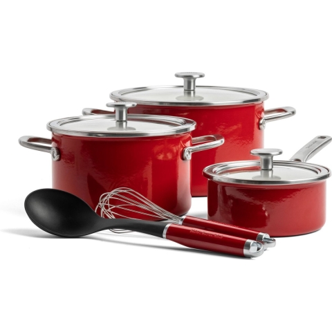 Kitchenaid Pannenset met garde en sauslepel, 5-delig